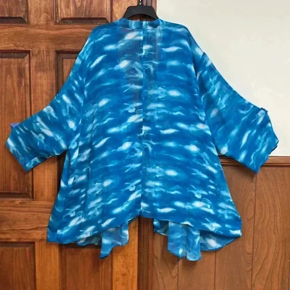 Catherines Tunic/Duster/Cardigan Easy Fit High Low Size 4X 30/32 Women - Picture 8 of 9